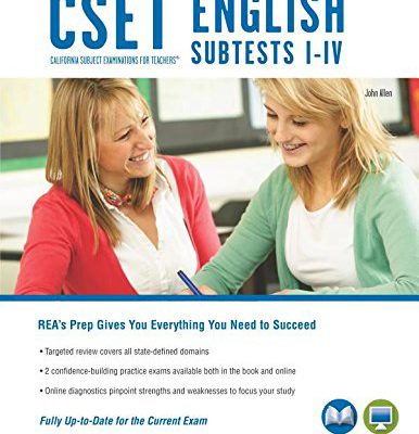 CSET English Subtests I-IV Book + Online (CSET Teacher Certification Test Prep)