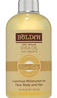 Bolden Sweet Vanilla Shea Oil, 100% Pure with Vitamin E, 8 oz.
