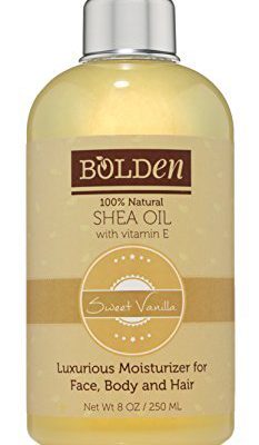 Bolden Sweet Vanilla Shea Oil, 100% Pure with Vit E - 8 Oz (SHEA BUTTER OIL) by Bolden